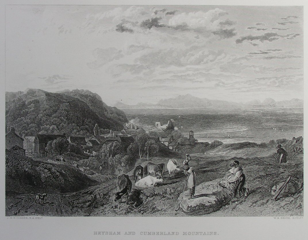 Print - Heysham and Cumberland Mountains - Smith